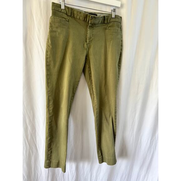 Banana Republic Sloan Skinny Pants – Olive Green – Size 6 - Picture 4 of 12